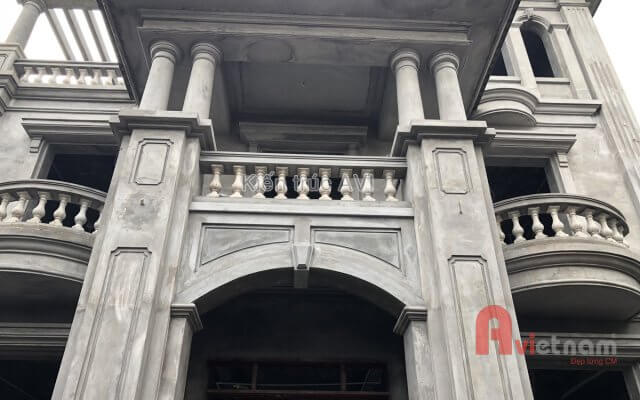 Thiết kế biệt thự 3 tầng tân cổ điển mái thái tại Hà Nội