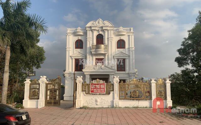 Thiết kế biệt thự 3 tầng cổ điển pháp tại Hạ Long Quảng Ninh