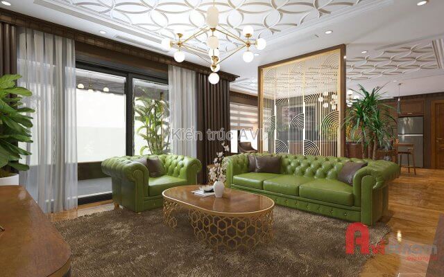 Thiết kế nội thất chung cư tân cổ điển châu âu tại Hà Nội